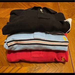 3 mens Polo Ralph Lauren short sleeved polo shirts
